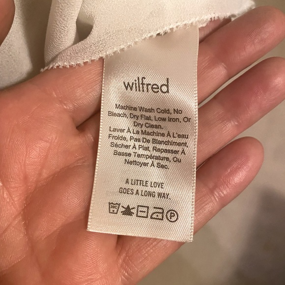 Aritzia Wilfred White Blouse - Picture 8 of 8